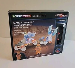 Laser Pegs - Building Light Up Blocks Playset - Mars Explorer 180 PCS - Picture 1 of 5