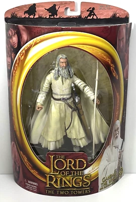Toy Biz - El Señor de los Anillos - Dos Torres - Gandalf el Blanco - Nuevo en Paquete Foto 1 de 2