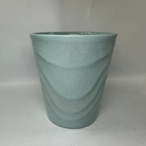 turquoise Pottery Planter/Pot Art Deco Style Pottery Made In Germany 625/ 14 - Picture 1 of 6