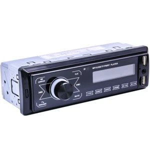 1 DIN Bluetooth MP3 Player Car Radio AUX-in RCA Audio Hands-free Colorful lights - Picture 1 of 24