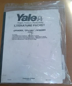 Yale Pacchetto Letteratura GP040MX, GP050MX, GP060MX-01/2022 - Foto 1 di 2