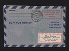 Ganzsache Berlin LF2bIII Luftpostleichtbrief von Steinhagen nach USA 1950 gelauf