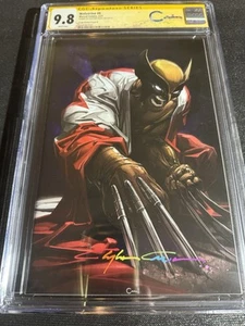 Wolverine # 8 CGC 9.8 SS Infinity Signed Clayton Crain Canadian Flag Virgin 🔥 - Picture 1 of 8