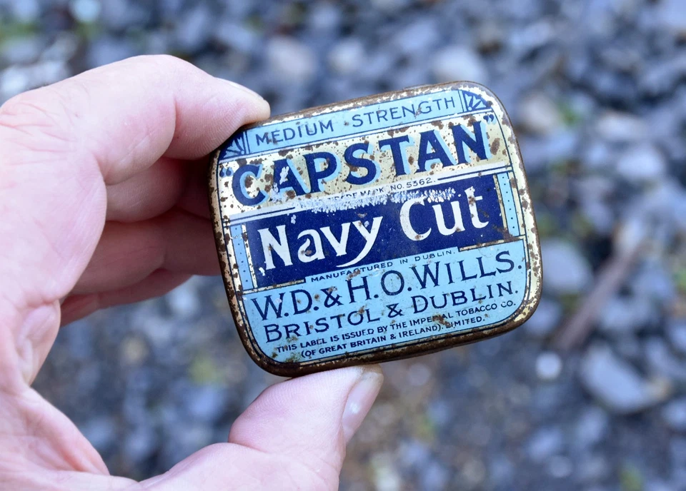 Vintage Wills Capstan Navy Tobacco Tin Shop Advertising Pub Bar - Image 1 of 1