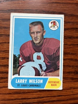 1968 Topps Football Card 164 Larry Wilson St. Louis Cardinals  HOF - Image 1 of 2