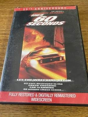 GONE IN 60 SECONDS (1974) (DVD, 1974) - Eleanor, HB Halicki, Marion Busia Foto 1 de 2