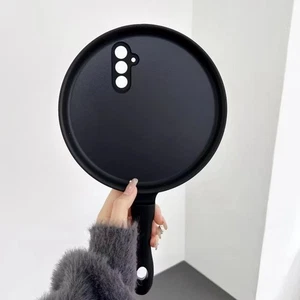 3D Funny Creative Gift Personality Frying Pan Phone Case For iPhone Samsung - Picture 1 of 13