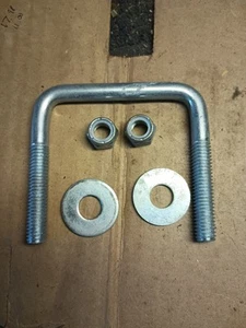 Square Bend U-Bolt 3/8" x 3-1/8" x 3" - Bild 1 von 1