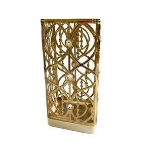 Bath & Body Works Handseifenhalter Gold Edelsteine Metall sanft schäumend Tor Dekor - Bild 1 von 4