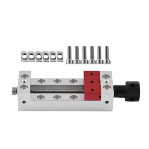 Mini Drill Press Vise 2.56-Inch Jaw Width Flat Clamp Bench Vise For Carving TDW - Picture 1 of 9