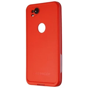LifeProof Fre Séries Imperméable Étui Coque pour Google Pixel 2 - Rouge/Gris - Photo 1 sur 3