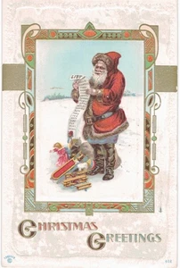 Santa Has A List Sander SHARP 1910 Weihnachten - Bild 1 von 2