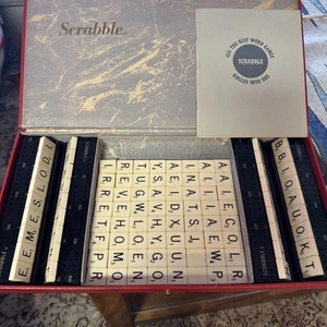 Vintage 1948 Scrabble Game - Complete Set in Excellent Condition - Made in USA - Picture 1 of 20