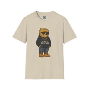 Cool Bear Streetwear Tee – Chill Threads Graphic T-Shirt Unisex - Picture 1 of 17