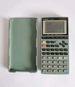 Casio fx-6910AG Calculatrice Graphique Scientifique Vert Très Bon État + Cache - Picture 1 of 12