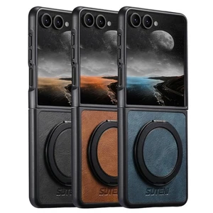 Custodia telefono resistente olio magnetico - cera con supporto 360 per Samsung Galaxy Z Flip 7 - Foto 1 di 12