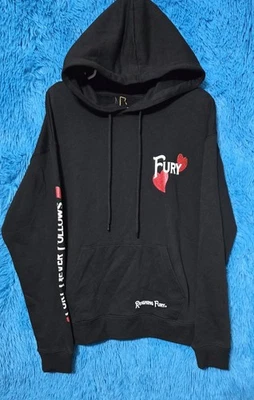 Reigning Fury VON DUTCH 男式 Fury Love 黑色套衫连帽衫 - 中号 — 第 1/4 张图片