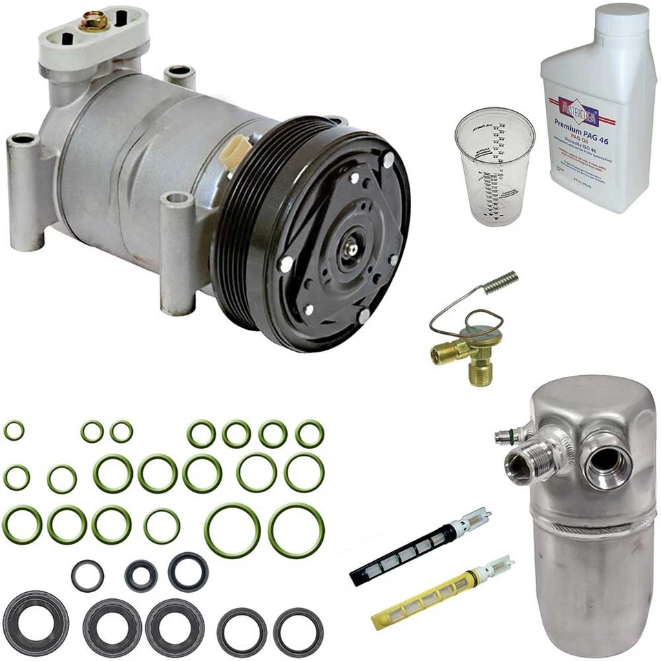 For Chevrolet Suburban GMC C3500 Omega AC Compressor w/ A/C Repair Kit GAP - Image 1 of 1