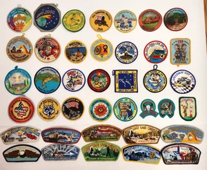 Lotto 39 toppe vintage Boy Scout BSA Great Salt Lake spalla Pow Wow O-Rama - Foto 1 di 7