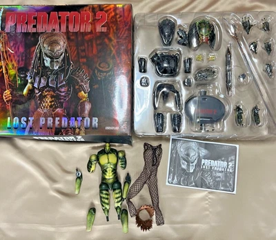 Hot Toys Movie Masterpiece MMS76 Predator 2 Lost Predator 1/6 Action Figure Rare - Image 1 of 4
