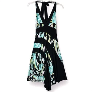 Y2K Byer Too Size M Dress Blue Babydoll Asymmetrical Hem Fairy Core Whimsygoth - Picture 1 of 7