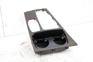 2011 2012 BMW 750I F01 CENTER CONSOLE SHIFTER BEZEL PANEL W/ CUP HOLDER OEM - Picture 1 of 5