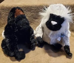 Webkinz GANZ Silverback Gorilla HM335 & Grey Langur HM226 Plush NO CODE Lot of 2 - Picture 1 of 11