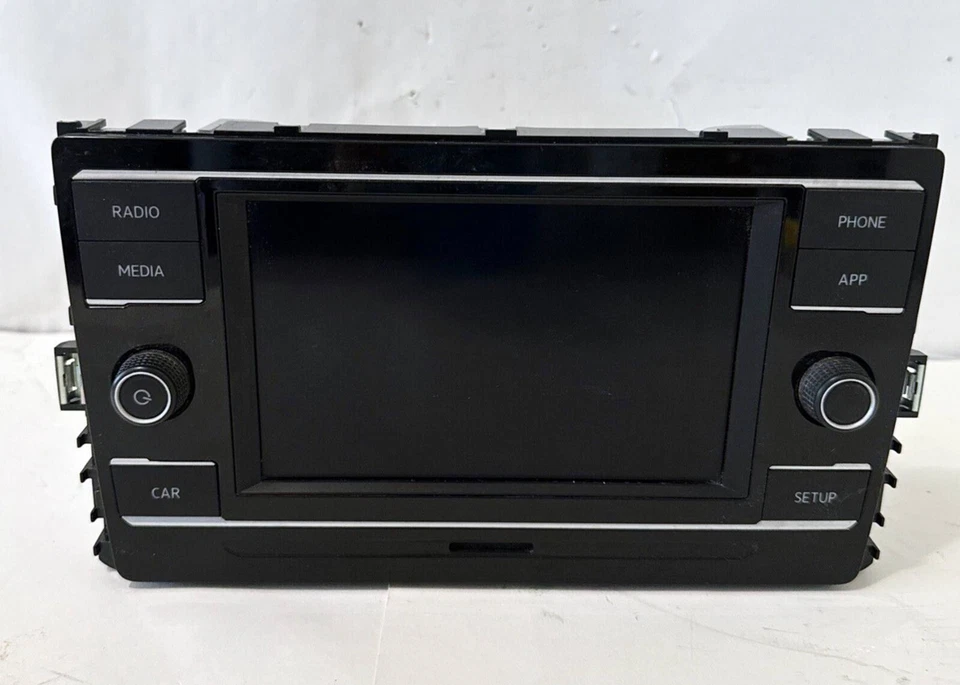 2018-2020 Volkswagen Tiguan радио медиа проигрыватель компакт-дисков дисплей приемник идентификатор 5G6035868 - Изображение 1 из 4