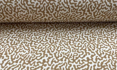 Coralina Fabric Linen Sand White 280cm Wide Curtain Blind Upholstery - Image 1 of 4