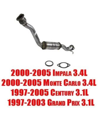 Century Grand Prix Monte Carlo Impala 3.1L and 3.4L ONLY Catalytic Converter - Image 1 of 4