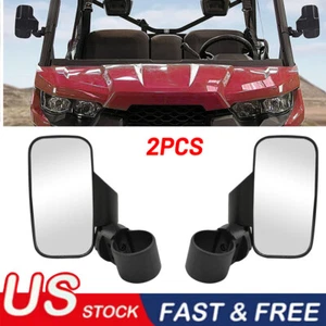 For Polaris Ranger RZR XP Crew 570 800 900 1000 UTV Rear View Side Mirrors Set - Picture 1 of 10