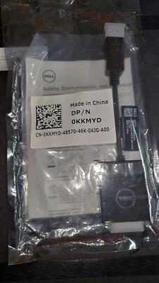{Dell} DisplayPort-to-DVI-Single-Link Adapter Cable {0KKMYD} - Image 1 of 3