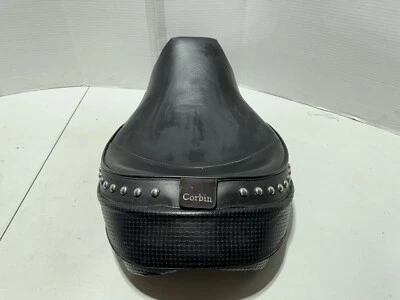 Harley Davidson Dyna/Wide Glide Corbin Solo Seat 1996-2003 - cuero negro Foto 1 de 4