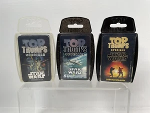 Top Trumps Star Wars Specials X 3 Episode IV-VI, Starships & Episode I-III - Picture 1 of 11