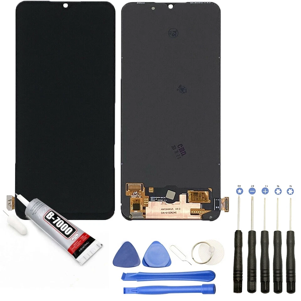 VISIODIRECT VITRE + ECRAN LCD POUR Oppo FIND X2 LITE CPH2005 6.4" NOIR + OUTILS + COLLE