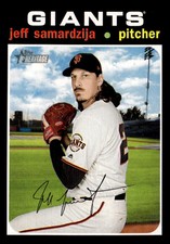 Jeff Samardzija 2020 Topps Heritage #399 San Francisco Giants