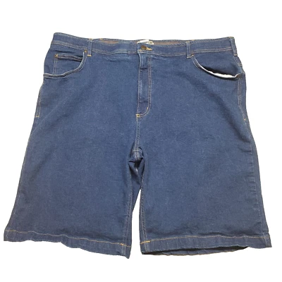 Duke Haband Men's Size 42 Relaxed Blue Jean Shorts Stretch VGC - Image 1 of 4