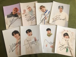 ATEEZ ateez Autographed Group Photo 5*7 K-POP Collection Gifts 2023A - Picture 1 of 32