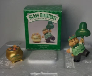 Merry Minature “ Lucky Cameron” 1996 2-Piece Set - Picture 1 of 12