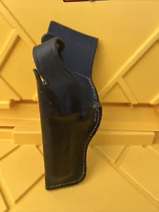 Vintage Triple K Holster 244-1 4 LH Basket Weave black leather - Picture 1 of 3