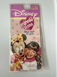 RARE 1990 DISNEY Cassette Tape Minnie N’ Me Songs For Girls Christa Larson - Imagen 1 de 2
