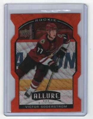 2020-21 Upper Deck Allure Orange Slice Victor Soderstrom #90 - Image 1 of 2