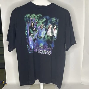 Vintage 90s The Doors T Shirt Large Jim Morrison Band Tee Hand Psychedelic - Picture 1 of 9