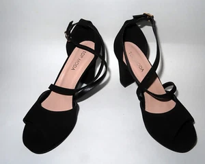 Top Moda Women's Shoes Criss-cross Heels & Pumps Size 6.5 Color Black - Picture 1 of 21