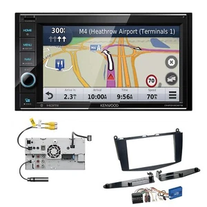 Kenwood Navi Apple CarPlay Bluetooth for Mercedes Benz C-Class No Buttons - Picture 1 of 6