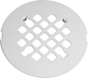 Artiwell 4-1/4” OD Snap-In Shower Drain Cover, round Shower Drain Strainer Grid, - Picture 1 of 12