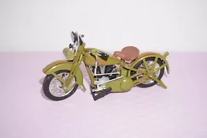 Maisto 1:18 1928 Harley Davidson JDH Twin Cam, Army Green, - Picture 1 of 7