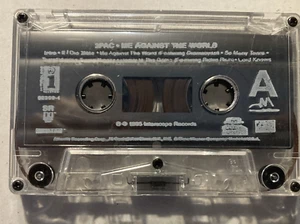 2Pac Me Against The World Cassette Tape (No Case) Plays Great Vintage Collector - Picture 1 of 9