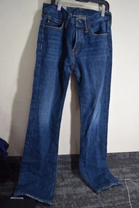 Abercrombie Kids GIRLS XL 14 SLIM Straight Medium Blue Jeans 28x30 - Picture 1 of 16
