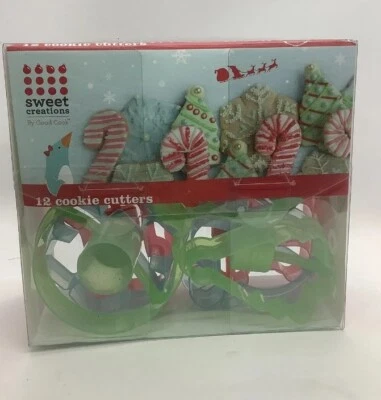 Juego de cortadores de galletas Good Cooks Sweet Creations 12 piezas vacaciones Navidad   Foto 1 de 4